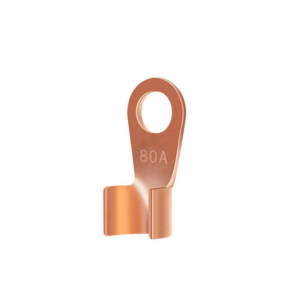 Lug Tubular One Hole Copper Cable Crimp Connectors OT Tinned Open Terminal